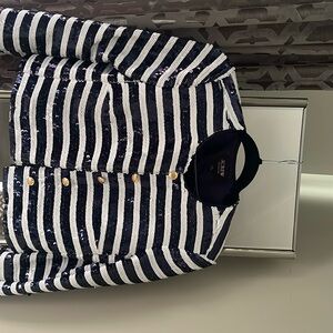 Jcrew Sequin Jacket with gold buttons - Size 2 - Worn Once